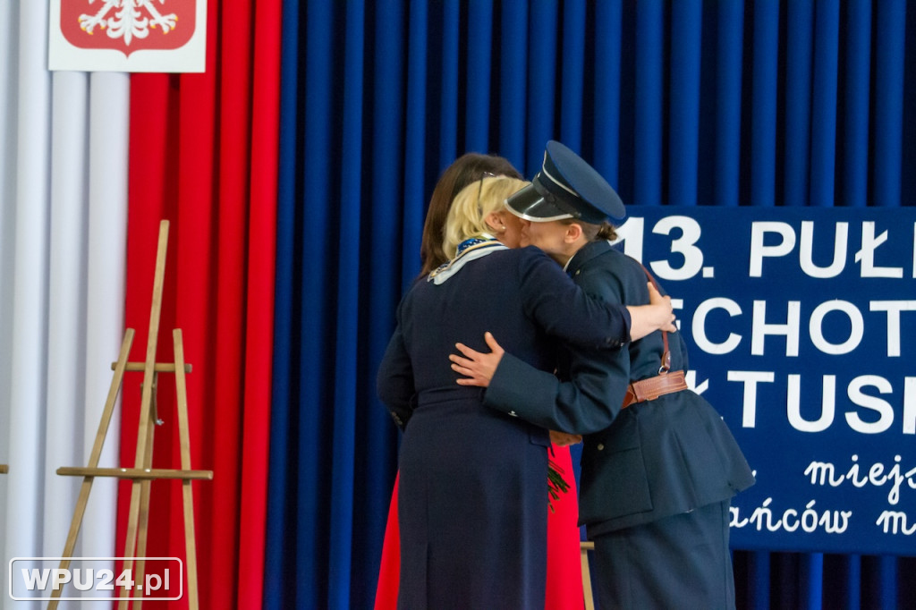 Na renowację sztandaru 13. Pułku Piechoty