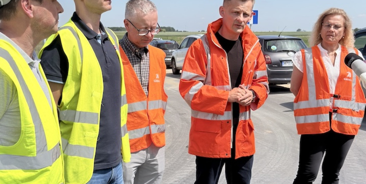 Techniczna wizytacja obwodnicy Pułtuska