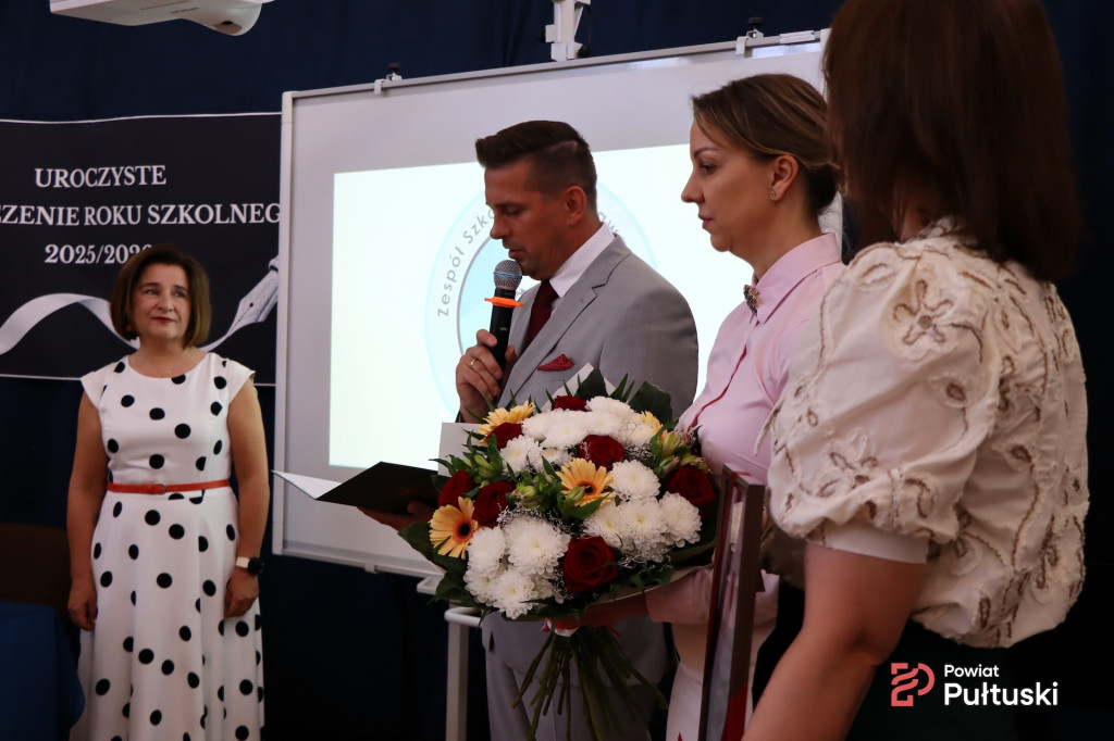 Pożegnanie Dyrektor ZS im. Bolesława Prusa