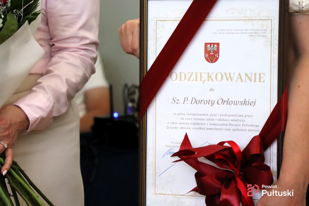 Pożegnanie Dyrektor ZS im. Bolesława Prusa