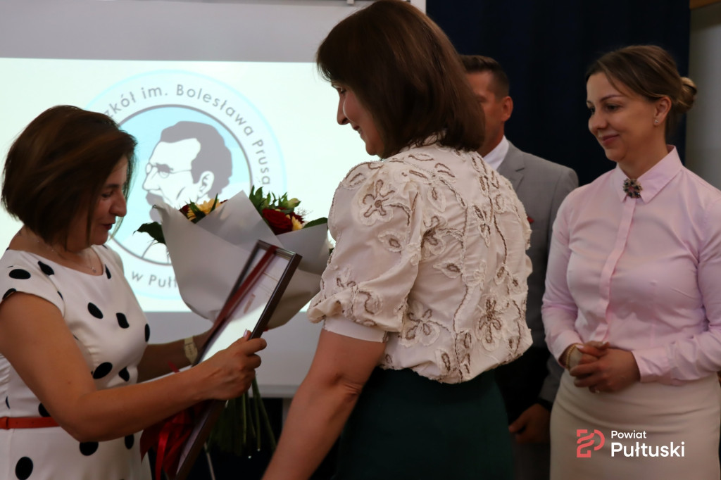 Pożegnanie Dyrektor ZS im. Bolesława Prusa