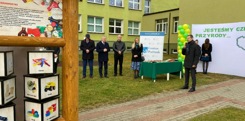 Uroczystość otwarcia kolejnego obiektu przyrodniczego w Pułtusku