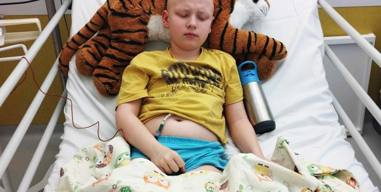 Zdjęcie z profilu społecznościowego zbiórki dla Natana