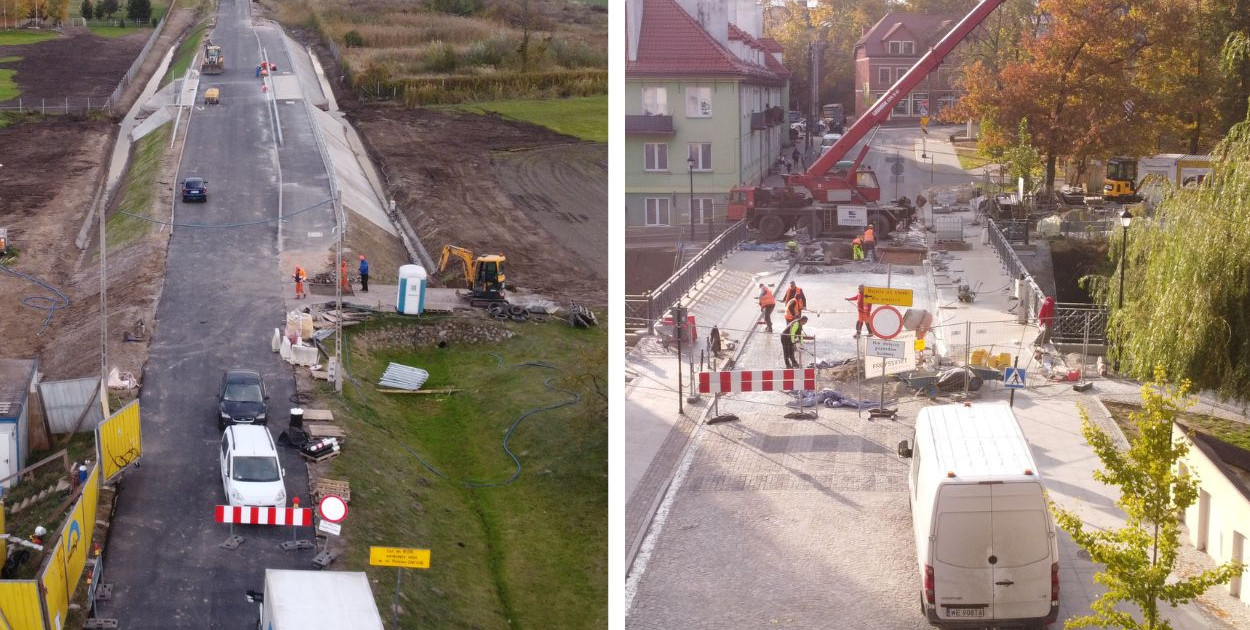 Postępy prac na mostach w Pułtusku i Pniewie – nowe barierki i szerokie chodniki zapewnią bezpieczeństwo!