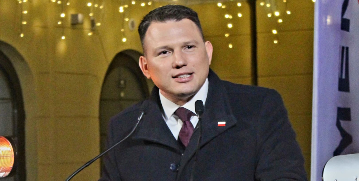 Sławomir Mentzen w Pułtusku