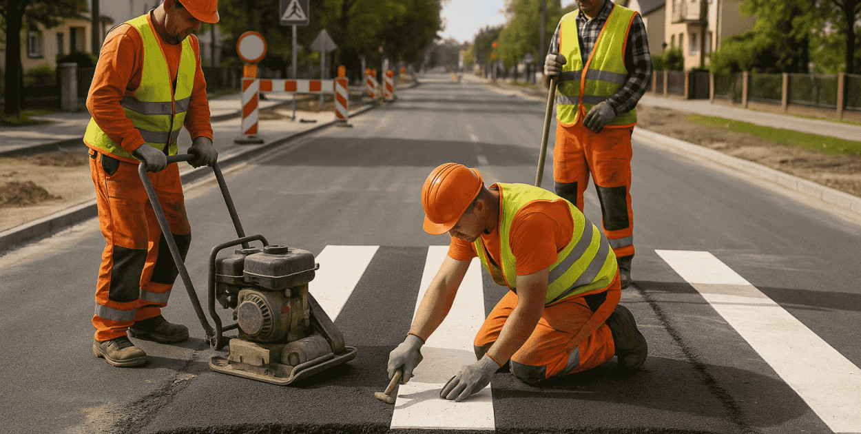 Roboty drogowe na ul. Białowiejskiej – czasowe zmiany organizacji ruchu