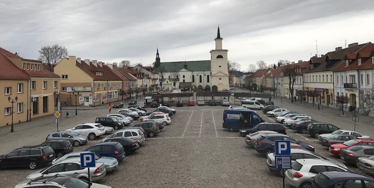 Widok na Rynek w Pułtusku