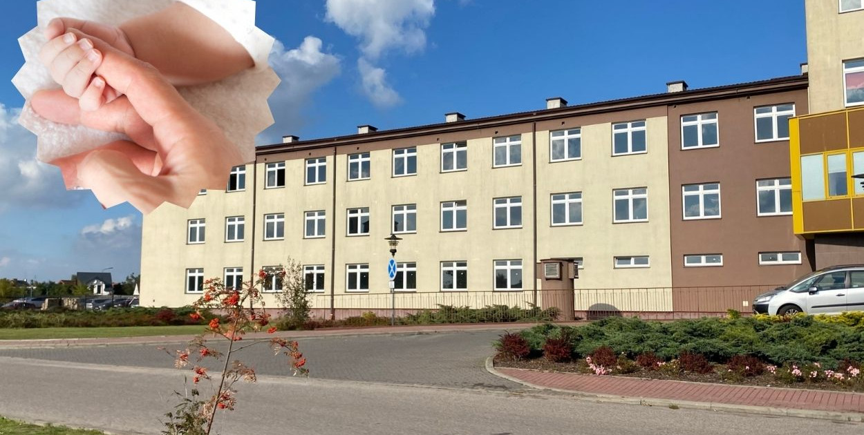 400 narodziny w Szpitalu Powiatowym w Pułtusku – mały „mikołajek” i zadowoleni rodzice.