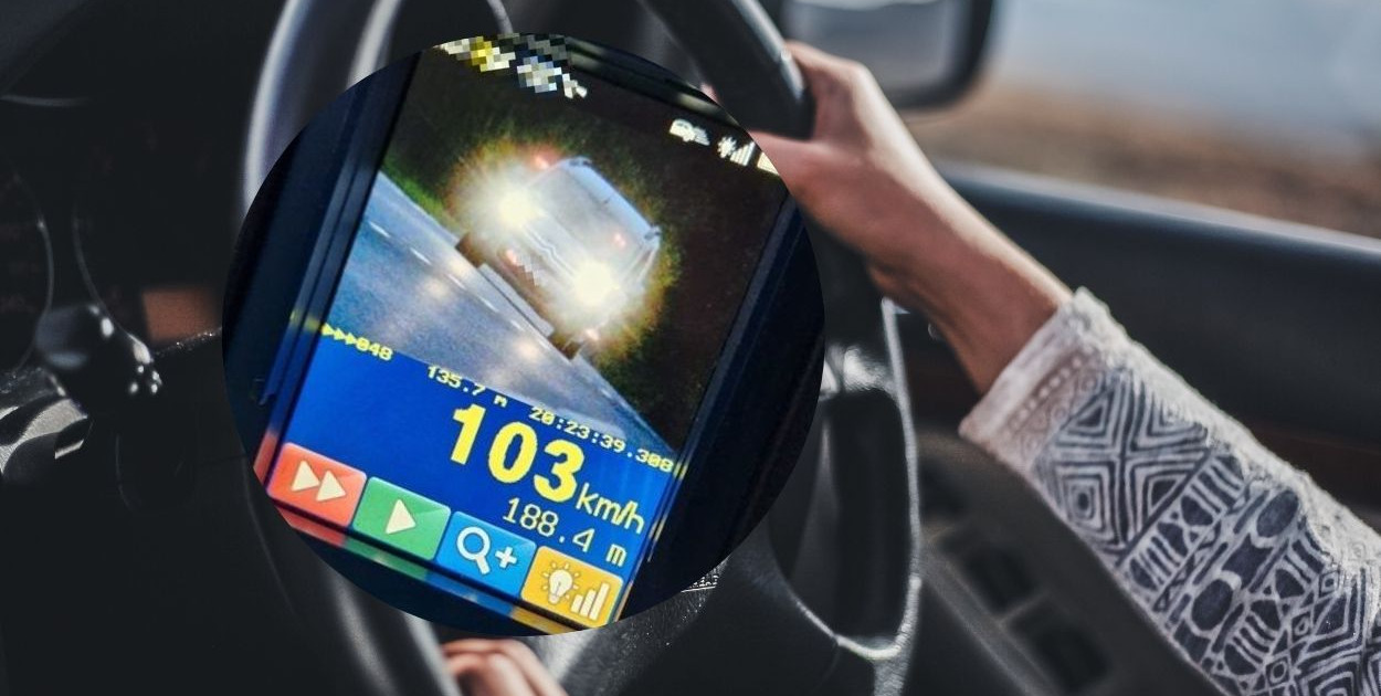 28-latek z Pułtuska stracił prawo jazdy za jazdę 103 km/h w terenie zabudowanym