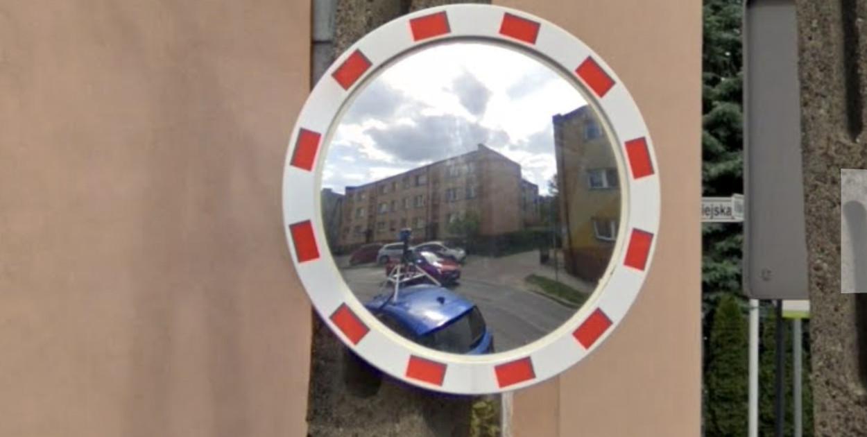 Samochód Google rejestrujący ulice Pułtuska – maj 2025, ul. Wojska Polskiego