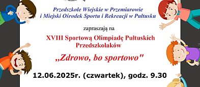 XVIII Sportowa Olimpiada Pułtuskich Przedszkolaków-657