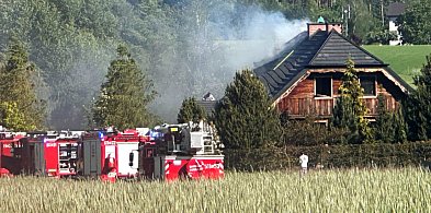 Strażacy ugasili pożar domu jednorodzinnego w gminie Zatory-21130