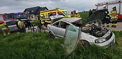 Służby ratunkowe w akcji w Błędostowie!-29279