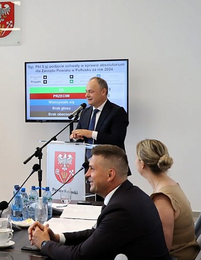 Wotum zaufania i absolutorium za 2024 rok dla Zarządu Powiatu w Pułtusku-30412
