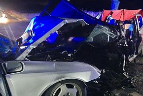 Tragiczne zdarzenie na DK-61 w miejscowości Gzowo-30731