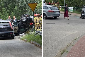 Zator drogowy w Pułtusku – jedyna droga z Popław była nieprzejezdna-30875
