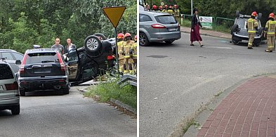 Zator drogowy w Pułtusku – jedyna droga z Popław była nieprzejezdna-30875