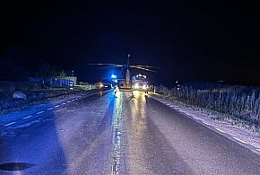 Dramat na DK61 w Łubienicy: 4 osoby ranne, LPR w akcji-30986