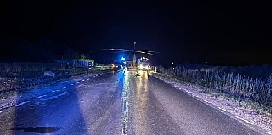 Dramat na DK61 w Łubienicy: 4 osoby ranne, LPR w akcji-30986