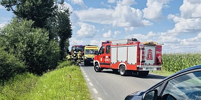 Zasłabł za kierownicą? Groźny incydent na trasie Pułtusk–Pniewo-31195