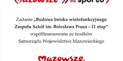 Podpisanie umowy na dofinansowanie zadania „Budowa boiska wielofunkcyjnego"-31620
