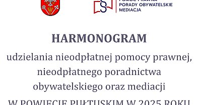 Harmonogram udzielania porad prawnych w powiecie pułtuskim-31790