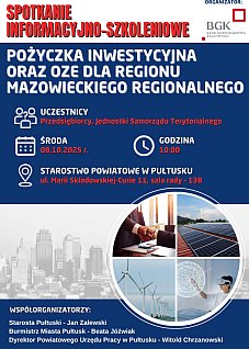 Spotkanie informacyjno - szkoleniowe