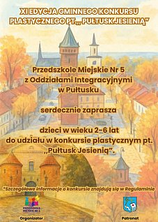 XI edycja Gminnego Konkursu Plastycznego „Pułtusk Jesienią”
