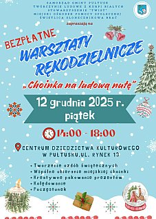 Bezpłatne Warsztaty Rękodzielnicze