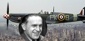 Urodził się w Pułtusku, walczył w RAF