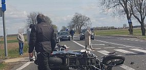 Motocyklem jechała urzędniczka z Pułtuska