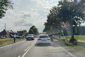 Karambol na pograniczu powiatu pułtuskiego-31862