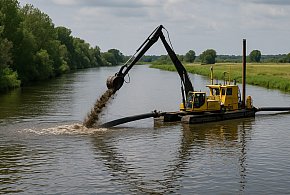 Bagry na Narwi już wkrótce! Gdzie dokładnie ruszą prace w rejonie Pułtuska?-33096