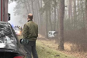 Groźny wypadek pod Pułtuskiem. Droga całkowicie zamknięta-34608