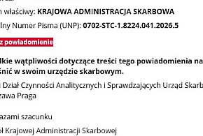 Oszuści podszywają się pod KAS i urzędy skarbowe