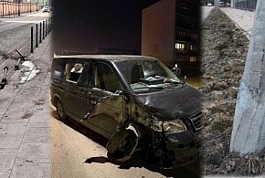 Wjechał na chodnik i uciekł! Dramatyczne sceny w Pułtusku