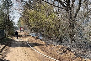 Niebezpieczny pożar w regionie! Strażacy walczyli z żywiołem