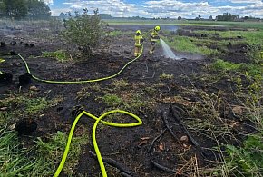 Płonące popołudnie pod Pułtuskiem. Strażacy jechali od akcji do akcji