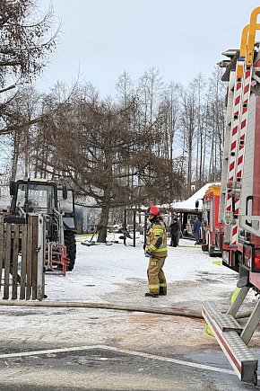 Dramatyczny pożar w Gródku Rządowym-1970