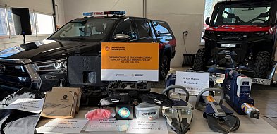 Pułtuscy strażacy wracają z Siedlec z darami