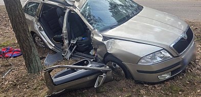 Kierowca uciekł z miejsca wypadku. Zostawił ranną