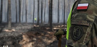 Mazowieccy terytorialni wspierają akcję gaśniczą