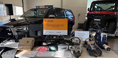 Pułtuscy strażacy wracają z Siedlec z darami