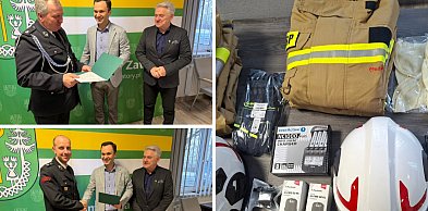 Strażacy z Gminy Zatory dostali prezenty. Zobacz, co trafiło do OSP