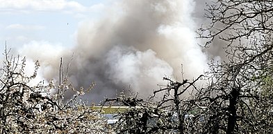 Groźny pożar pod Pułtuskiem – straty w Sanimax