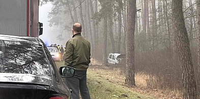 Groźny wypadek pod Pułtuskiem. Droga całkowicie zamknięta-34608