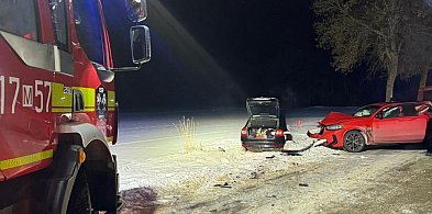 Syreny w środku nocy. Kolizja w Wólce Zatorskiej-35143