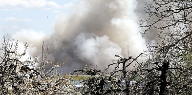 Groźny pożar pod Pułtuskiem – straty w Sanimax