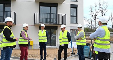 Postęp prac przy budowie budynku wielorodzinnego