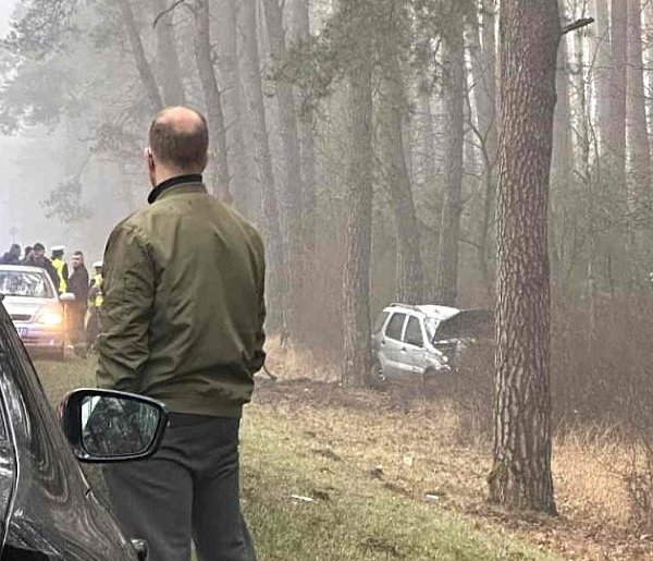 Groźny wypadek pod Pułtuskiem. Droga całkowicie zamknięta-34608